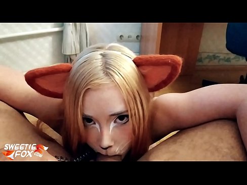 ❤️ Kitsune ingoia cazzo è cum in bocca ❤️ Pornu di qualità à noi ☑